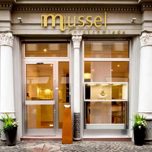 Ladenfront Goldschmiede Mussel