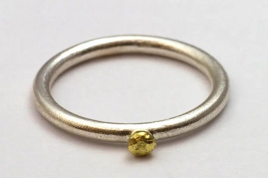 Silber Beisteckring