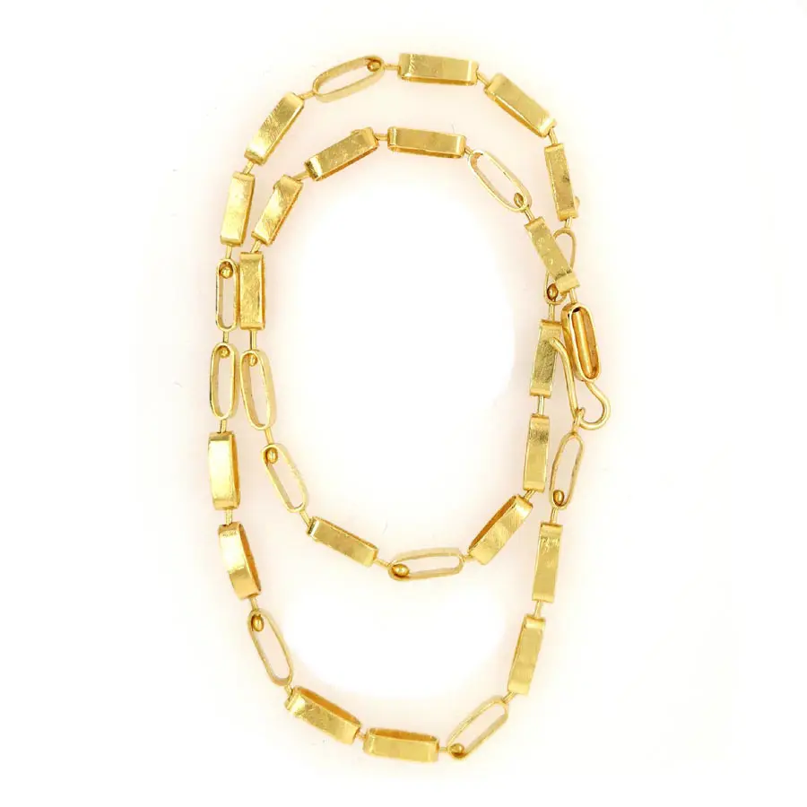Gelbgold Halskette