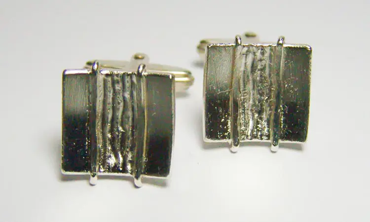 Manschettenknöpfe Silber