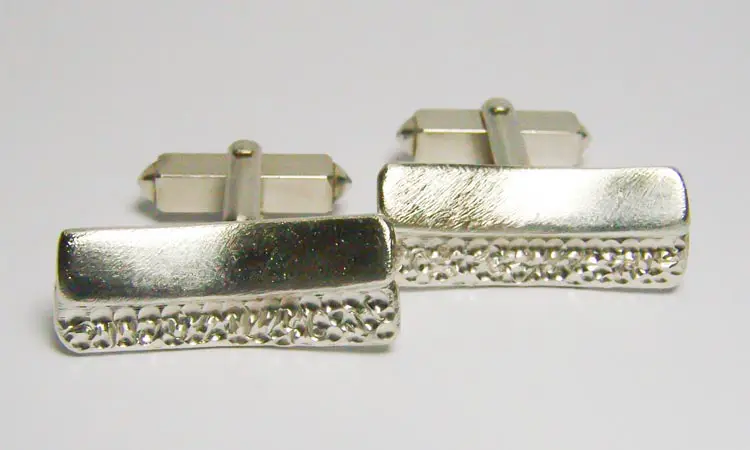 Manschettenknöpfe Silber