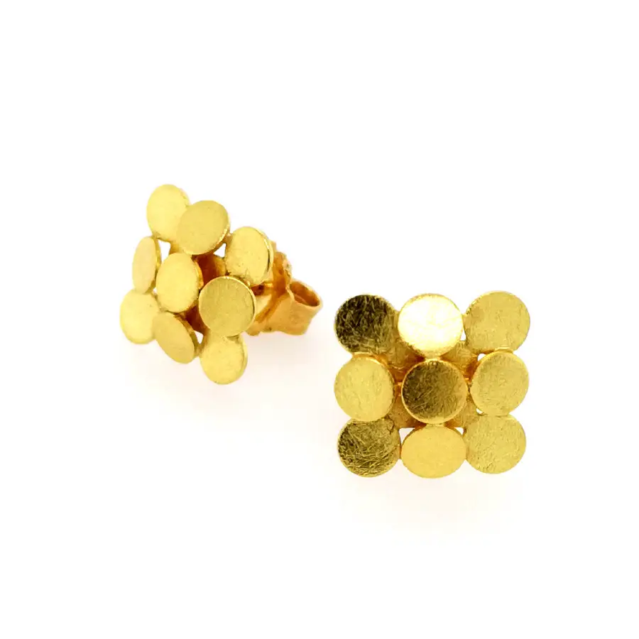 Ohringe aus Gelbgold